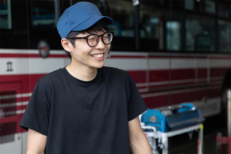 バス整備士 K.T. インタビューの様子4